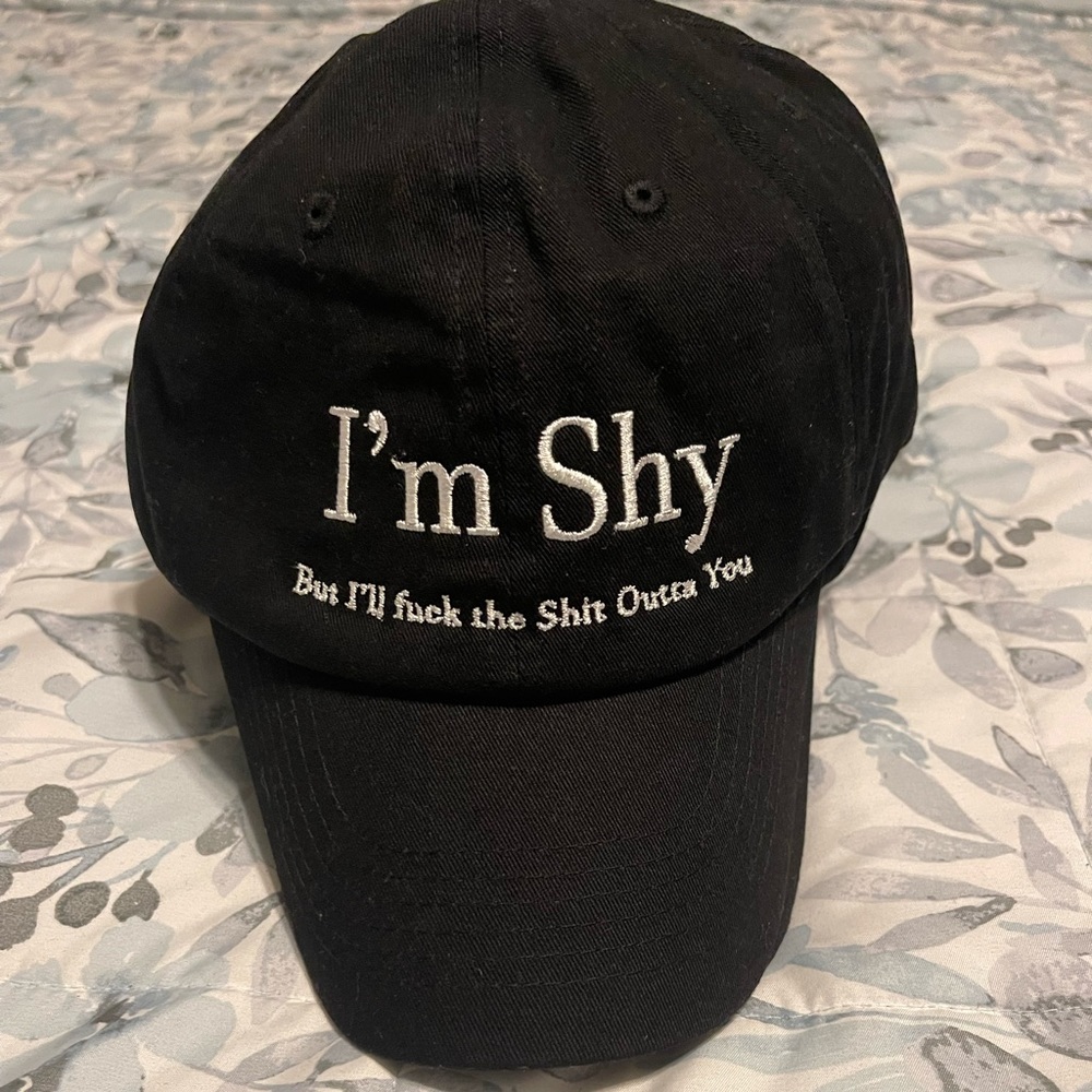 I’m shy hat